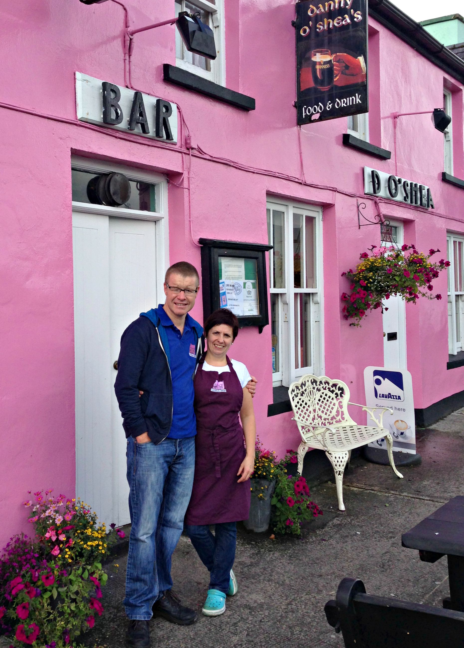 Garbhan and Mary Kavanagh of D. O'Shea's Bar